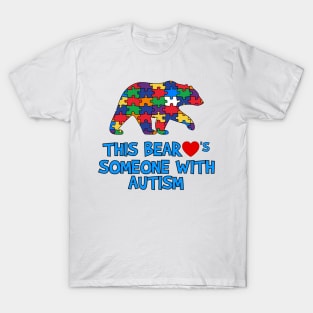 This Bear Loves Someone With Autism T-Shirt